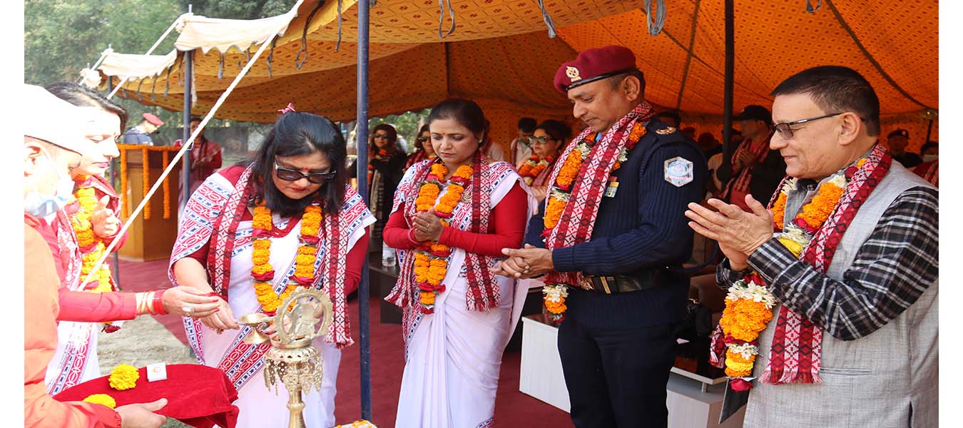 नेपाल प्रहरी श्रीमती संघद्वारा विराटनगरमा स्वास्थ्य शिविर आयाेजना