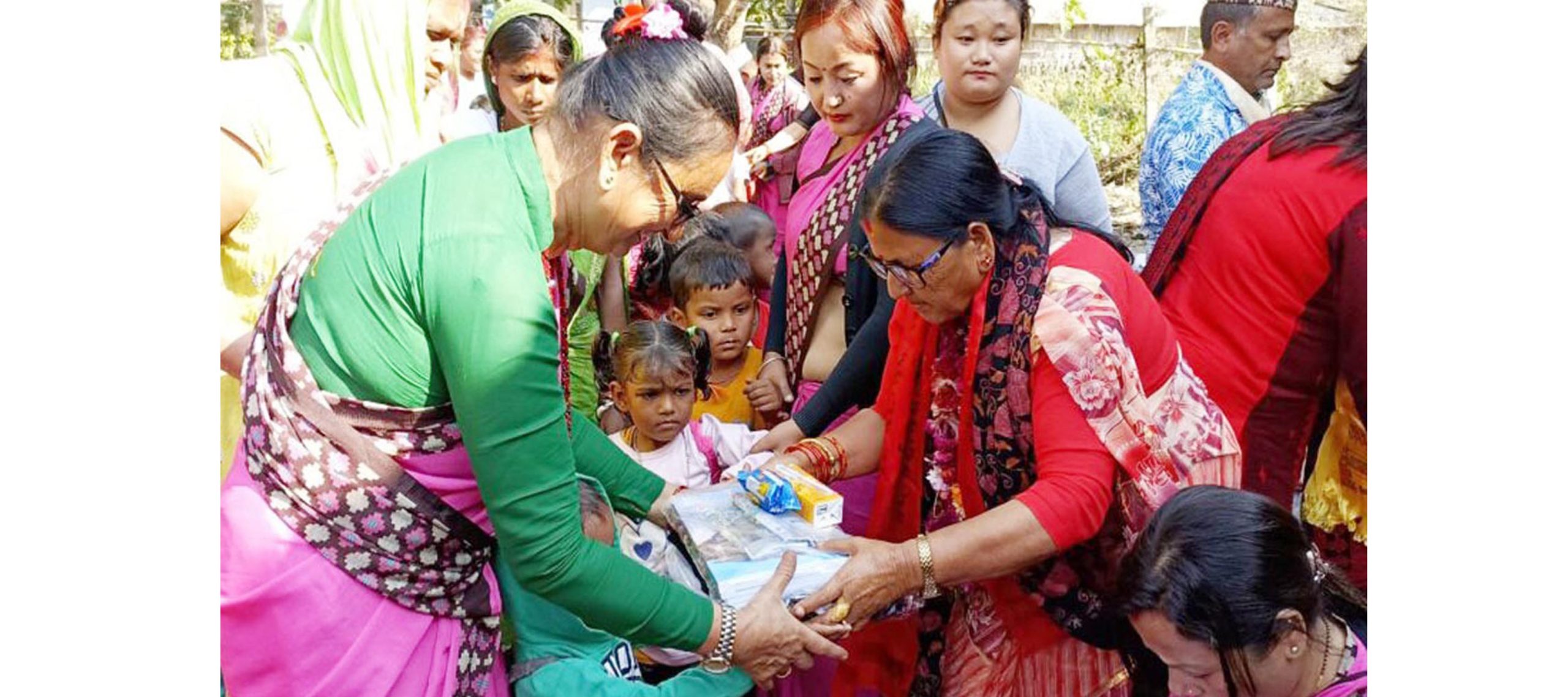 चुनावको बेला गरेको बाचा पूरा गर्दे डा. शर्मा