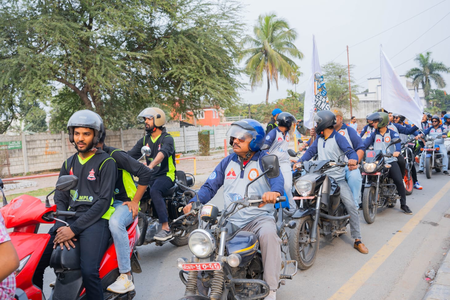 एमपिएलकाे पुर्वसन्ध्यामा विराटनगरमा वृहत बाईक र्‍याली